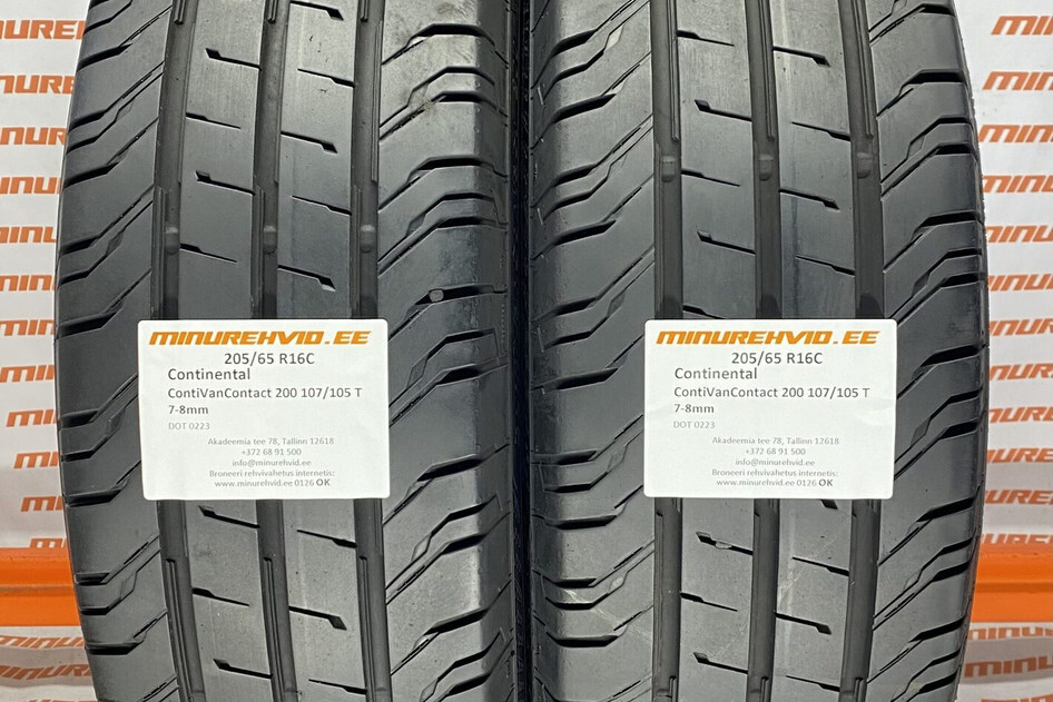 Used summer tire 205/65R16 Continental ContiVanContact 200 107/105 T