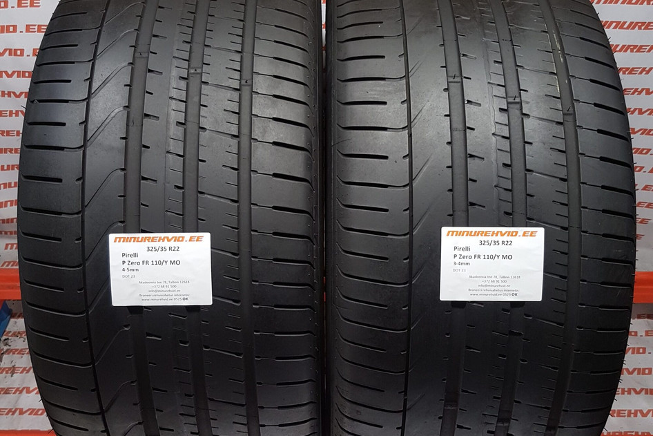 Used summer tire 325/35R22 Pirelli P Zero FR 110/Y MO