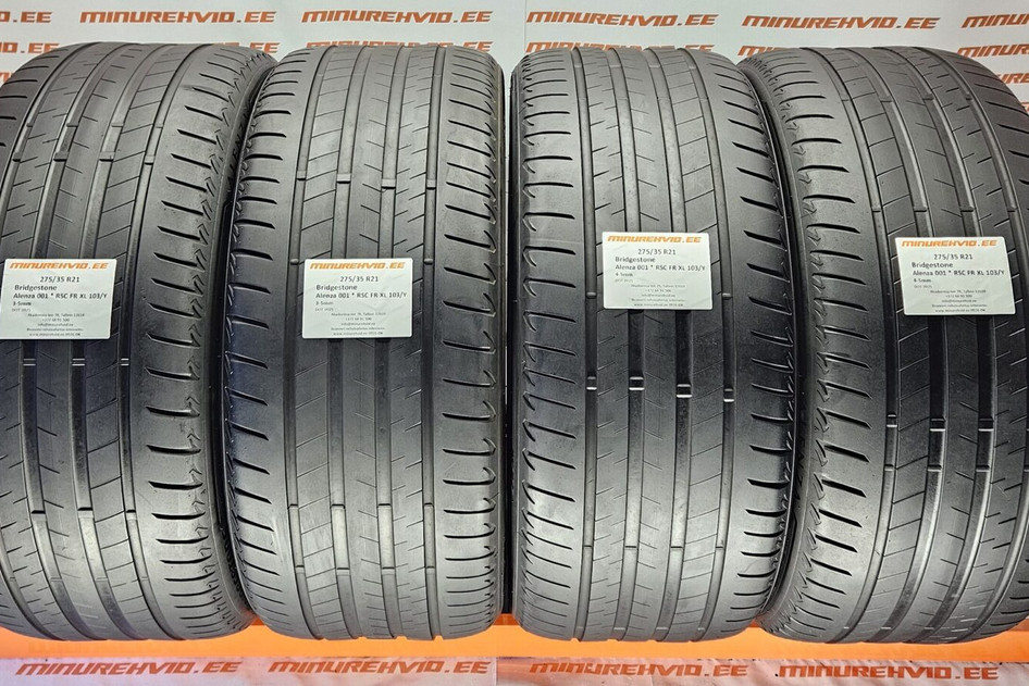 Подержанный летняя шина 275/35R21 Bridgestone Alenza 001 * RSC FR XL 103/Y