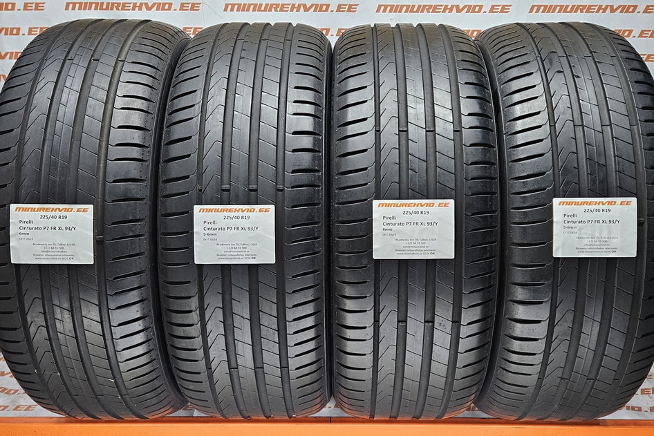 Kasutatud suverehv 225/40R19 Pirelli Cinturato P7C2 FR XL 93/Y 0624