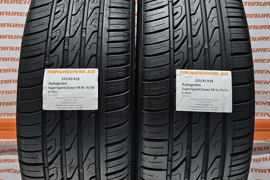Used summer tire 225/45R18 SuperSportChaser FR XL 95/W