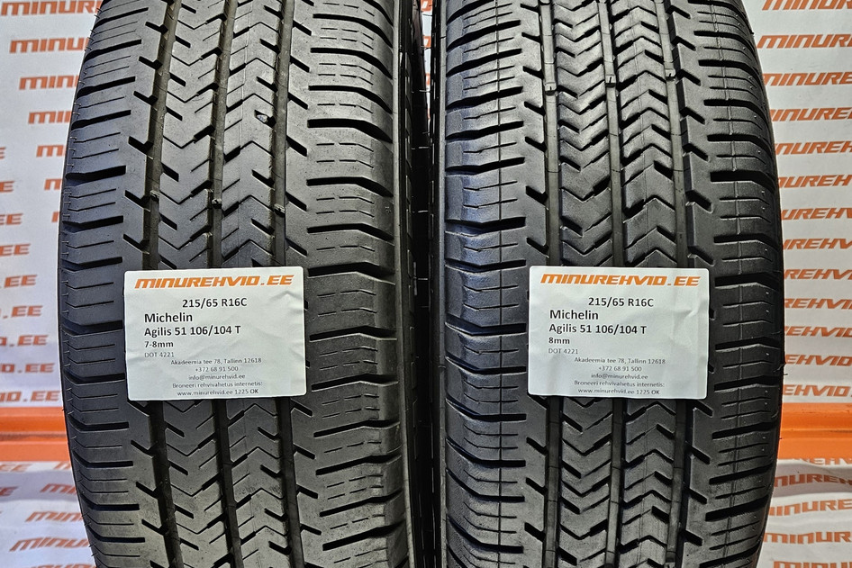 Used summer tire 215/65R16 Michelin Agilis 51 106/104 T 4221