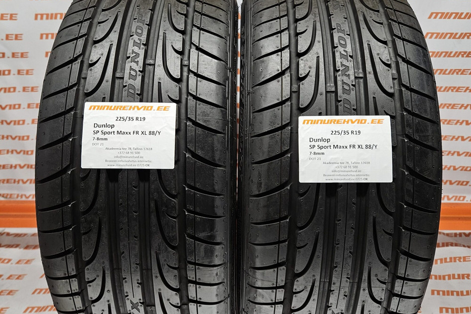 Kasutatud suverehv 225/35R19 Dunlop SP Sport Maxx FR XL 88/Y