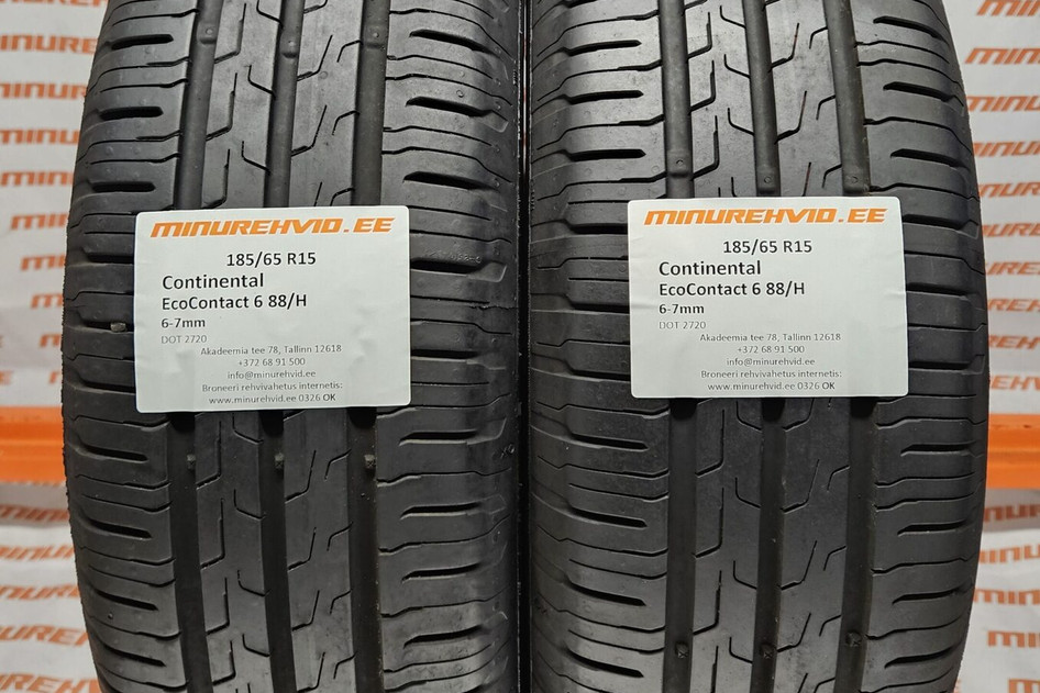Kasutatud suverehv 185/65R15 Continental EcoContact 6 88/H 2720