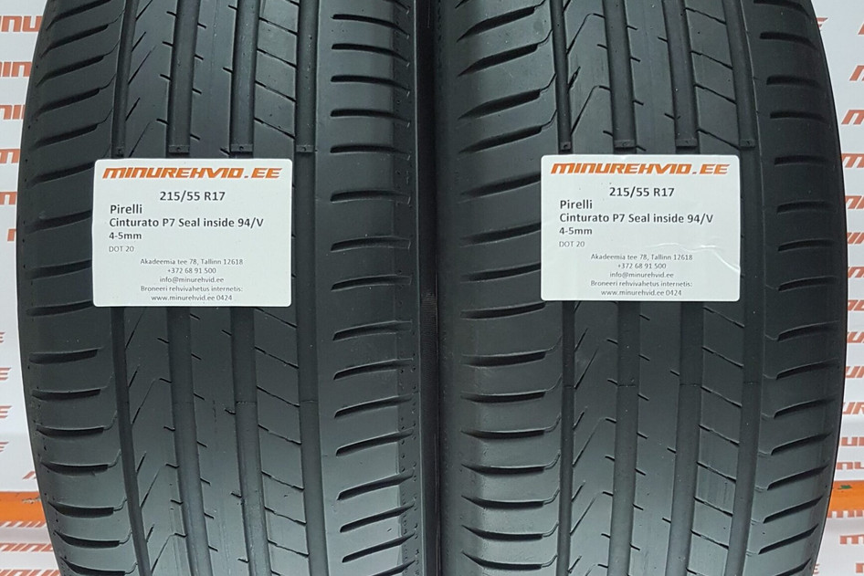 Kasutatud suverehv 215/55R17 Pirelli Cinturato P7C2 94/V Seal Inside