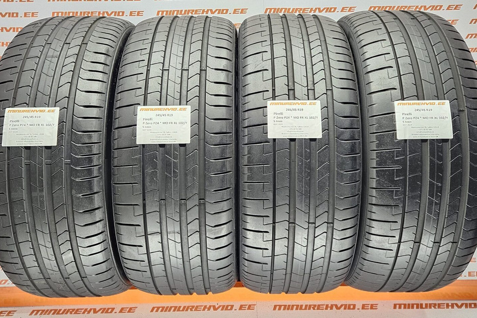 Kasutatud suverehv 245/45R19 Pirelli P Zero PZ4 * MO FR XL 102/Y 2x2624 2x5224