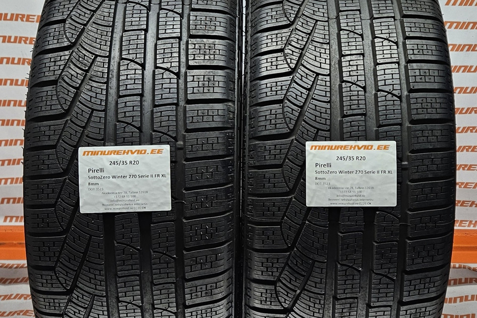Kasutatud lamellrehv 245/35R20 Pirelli SottoZero Winter 270 Serie II FR XL 95/W