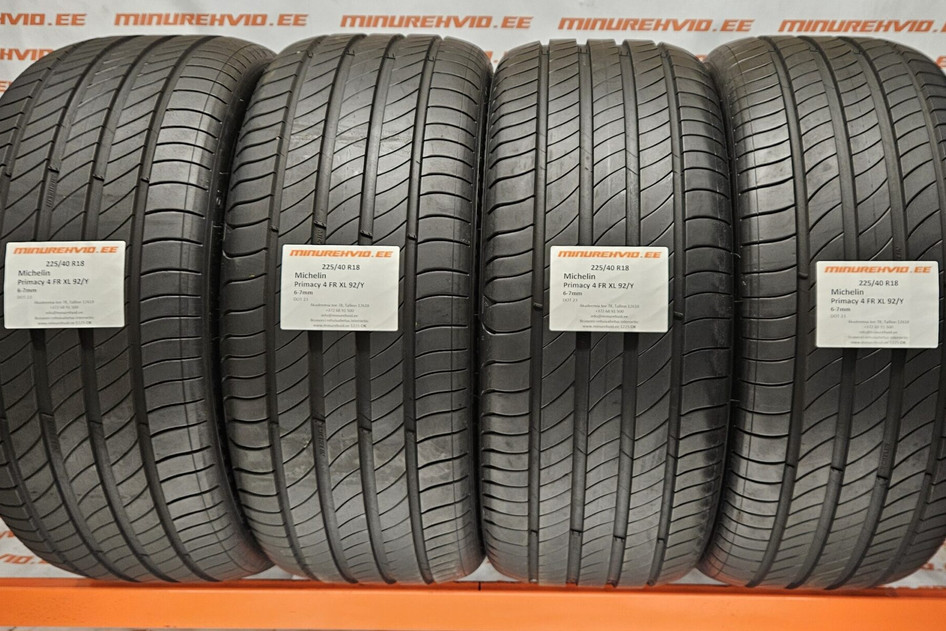 Подержанный летняя шина 225/40R18 Michelin Primacy 4 FR XL 92/Y 23