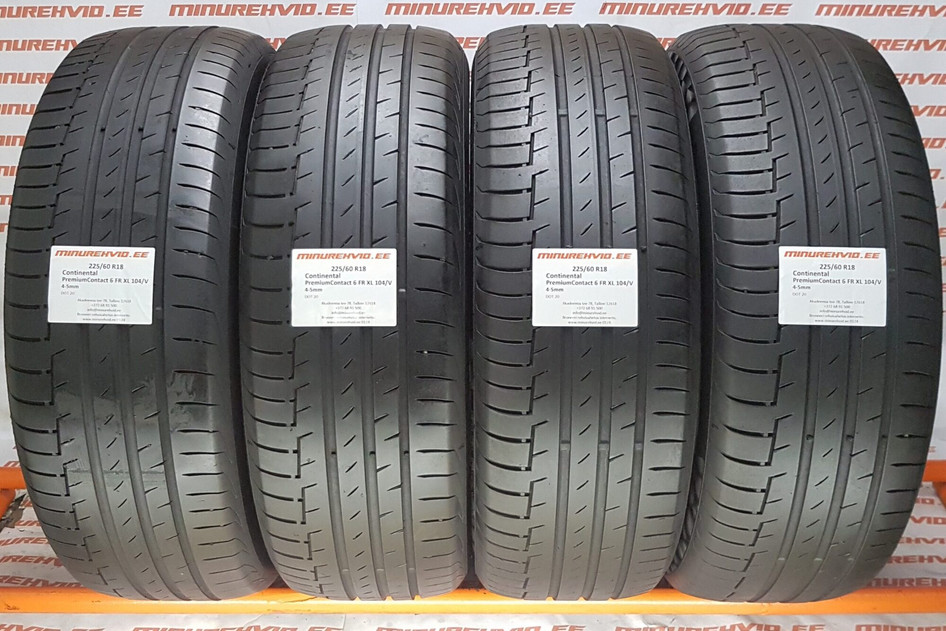 Kasutatud suverehv 225/60R18 Continental PremiumContact 6 FR XL 104/V.