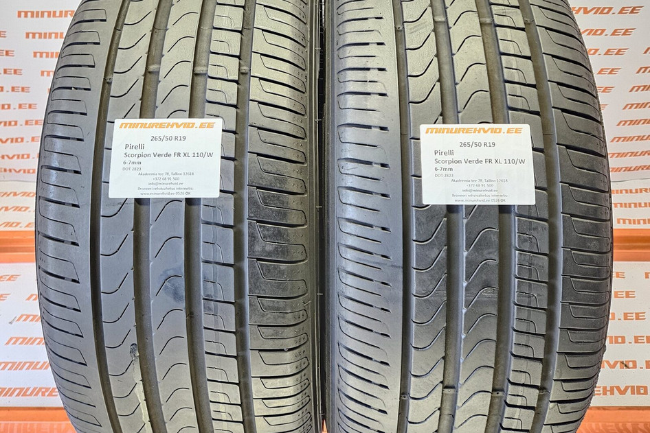 Kasutatud suverehv 265/50R19 Pirelli Scorpion Verde FR XL 110/W
