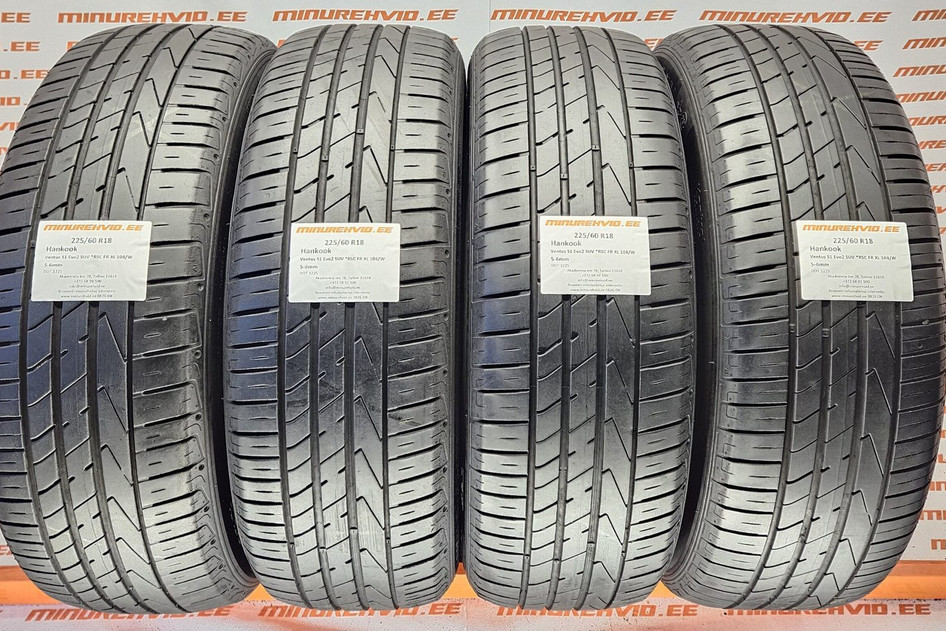Kasutatud suverehv 225/60R18 Hankook Ventus S1 Evo 2 SUV *RSC FR XL 104/W