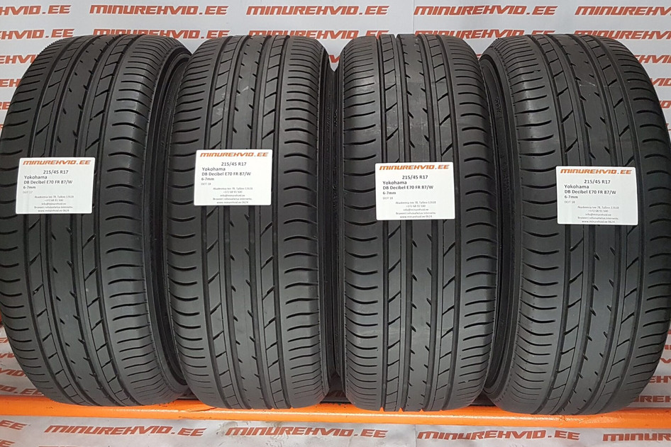 Kasutatud suverehv 215/45R17 Yokohama DB Decibel E70 FR 87/W