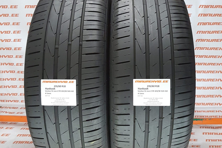 Kasutatud suverehv 235/60R18 Hankook Ventus S1 Evo 2 SUV FR 103/W AO