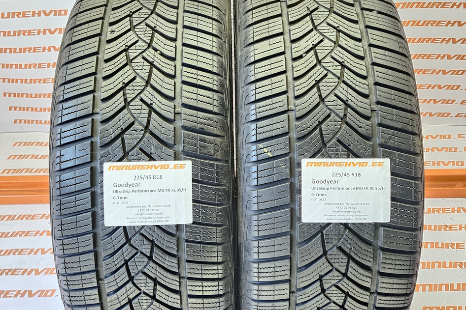 Kasutatud lamellrehv 225/45R18 GoodYear UltraGrip Performance MO FR XL 95/H
