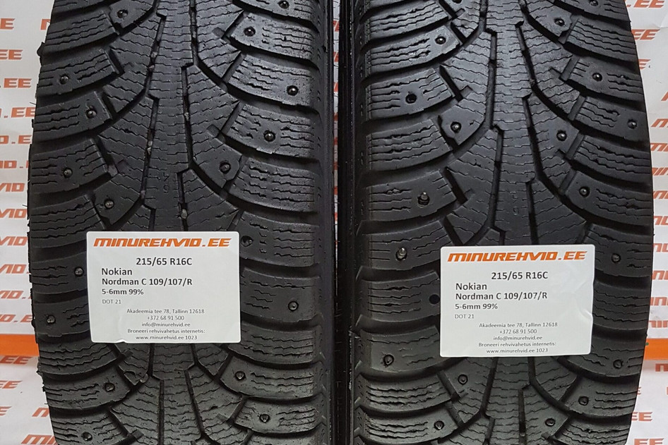 Used studded tire 215/65R16 Nokian Nordman C 109/107/R