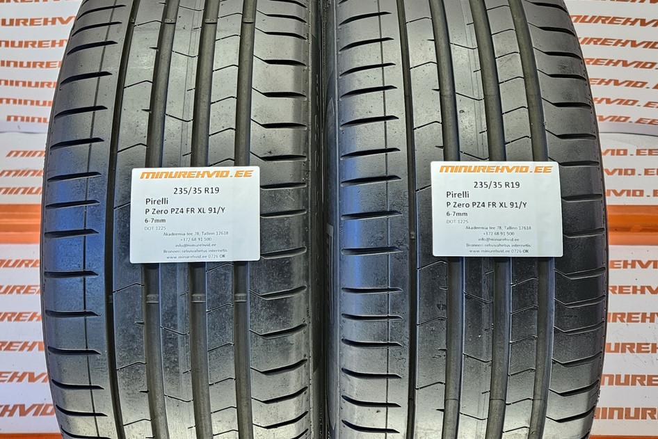 Used summer tire 235/35R19 Pirelli P Zero PZ4 FR XL 91/Y