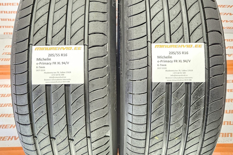 Kasutatud suverehv 205/55R16 Michelin e-Primacy FR XL 94/V
