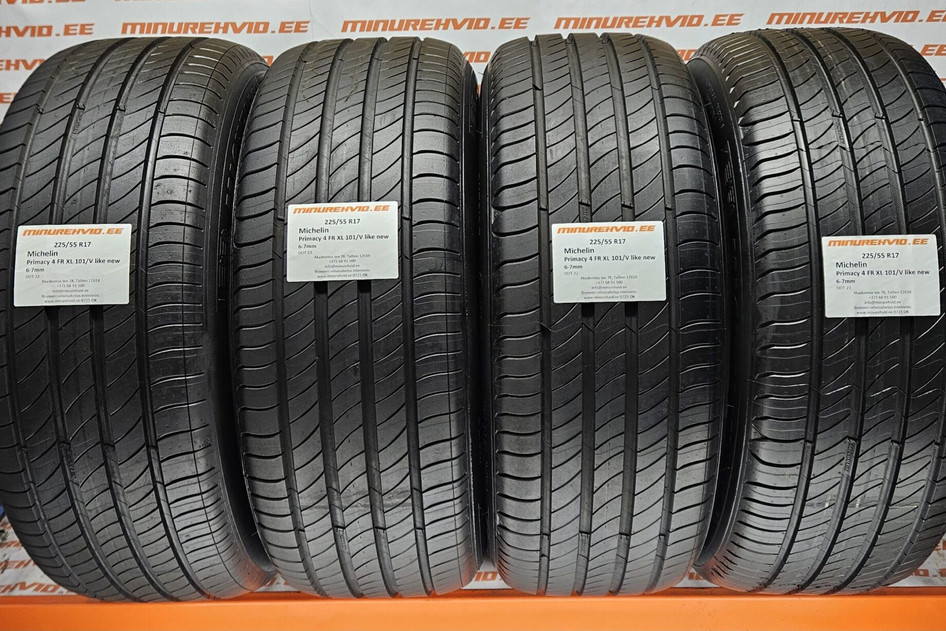 Kasutatud suverehv 225/55R17 Michelin Primacy 4 FR XL 101/V like new