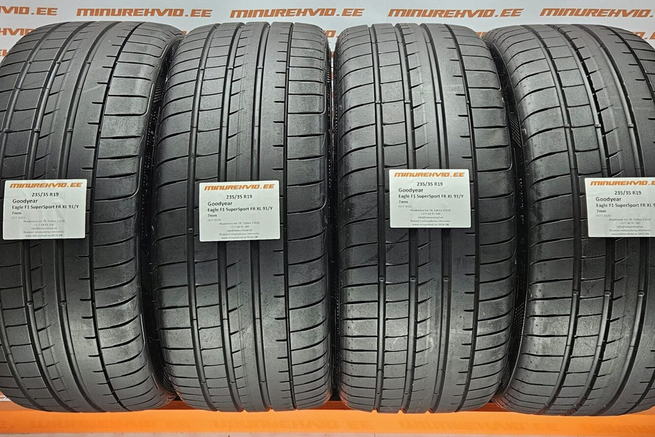 Used summer tire 235/35R19 GoodYear Eagle F1 SuperSport FR XL 91/Y