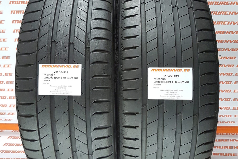 Kasutatud suverehv 235/55R19 Michelin Latitude Sport 3 FR 101/Y NO