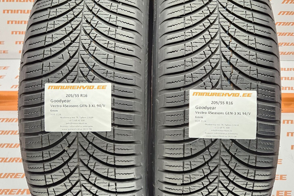 Used summer tire 205/55R16 GoodYear Vector 4Seasons GEN-3 XL 94/V 2124