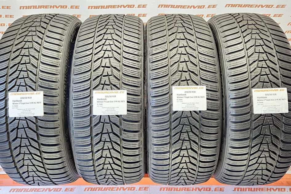 Kasutatud lamellrehv 225/50R18 Hankook Winter I*Cept Evo 3 FR XL 99/V