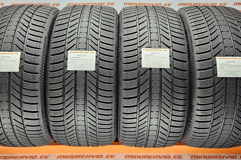 Kasutatud lamellrehv 265/30R20 Continental WinterContact TS870P FR XL 94/W