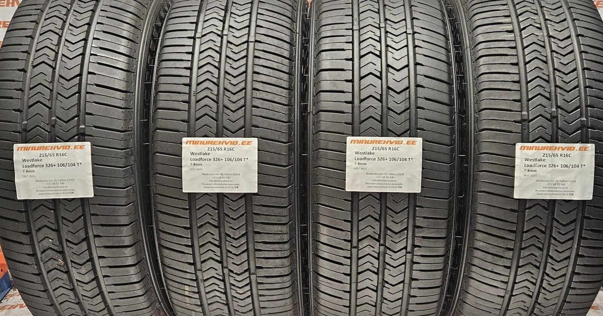 Used summer tire 215/65R16 Westlake Loadforce 326+ 106/104 T 3025