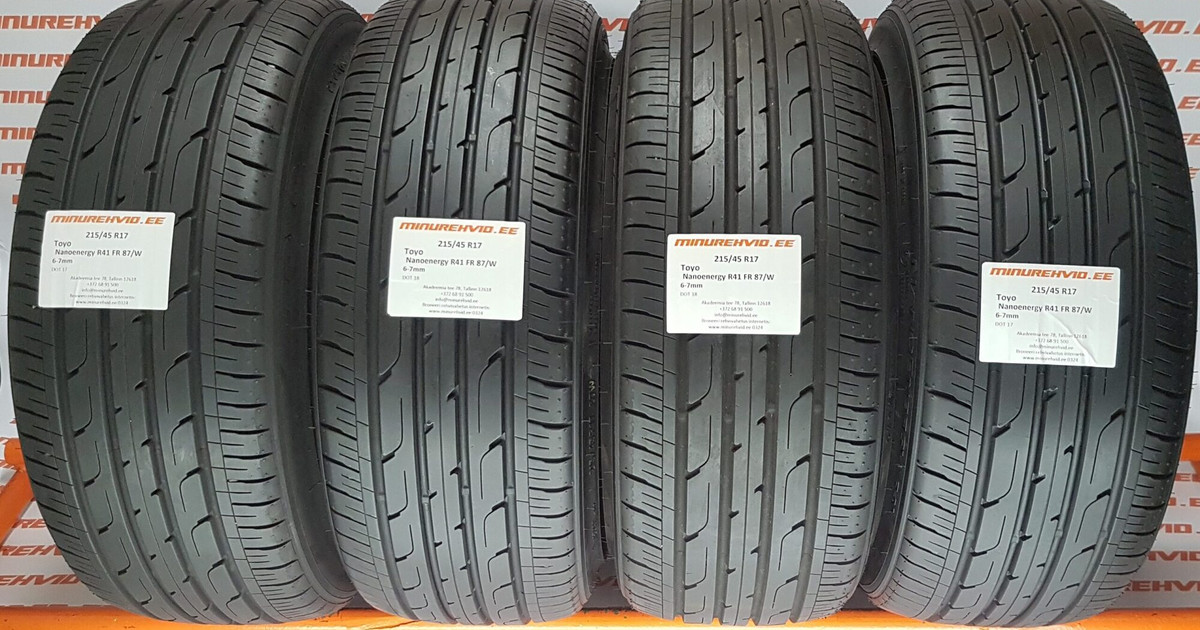 Used summer tire 215/45R17 TOYO Nanoenergy R41 FR 87/W | Autoportaal