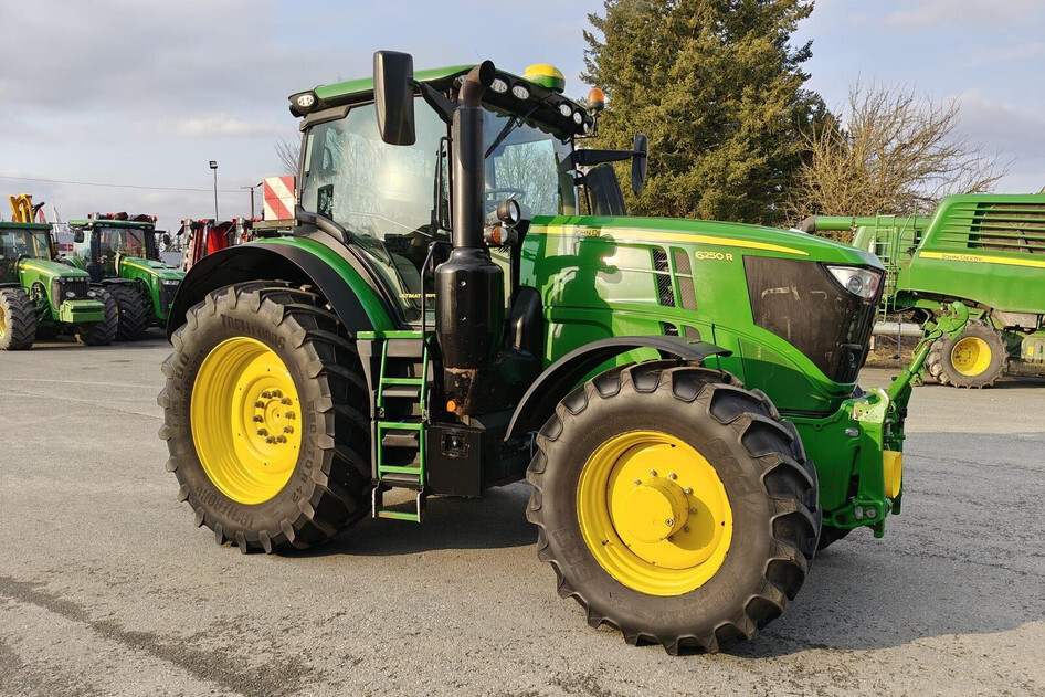 John Deere 6250R, 6.8, 184 kW, dīzelis, automātiskā, pilnpiedziņa