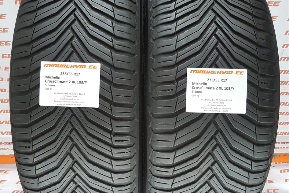 Kasutatud suverehv 235/55R17 Michelin CrossClimate 2 XL 103/Y