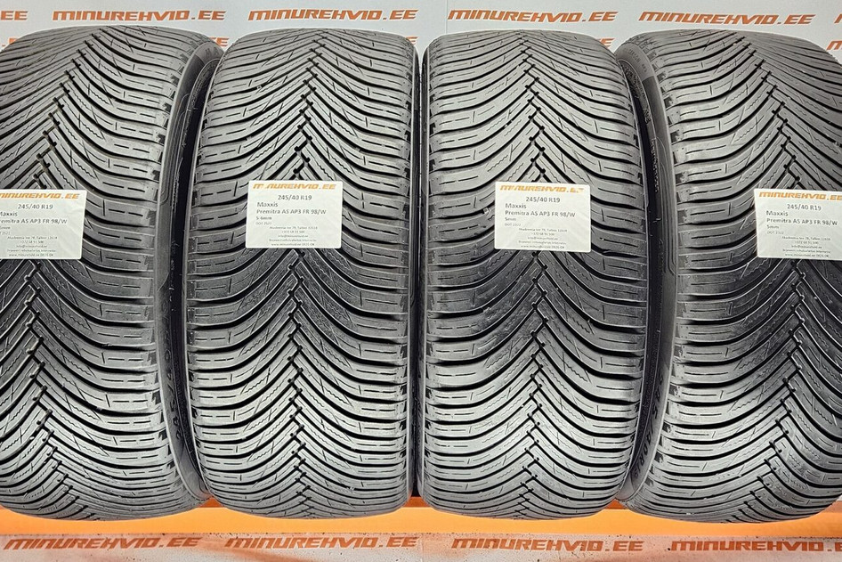 Kasutatud lamellrehv 245/40R19 Maxxis Premitra AS AP3 FR 98/W 2x2521  2x2322