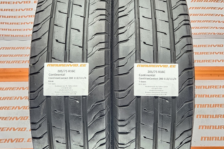 Kasutatud suverehv 205/75R16 Continental ContiVanContact 200 113/111/R