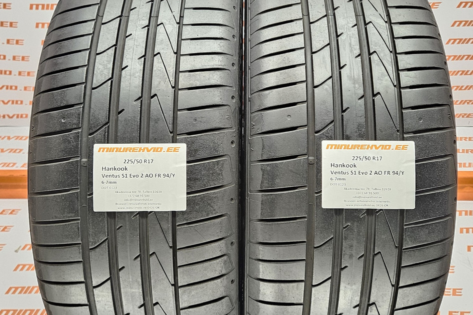 Подержанный летняя шина 225/50R17 Hankook Ventus S1 Evo 2 AO FR 94/Y