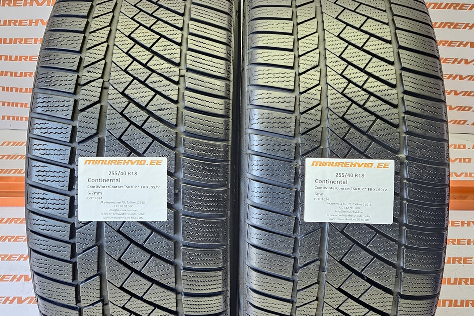 Kasutatud lamellrehv 255/40R18 Continental ContiWinterContact TS830P * FR XL 99/V