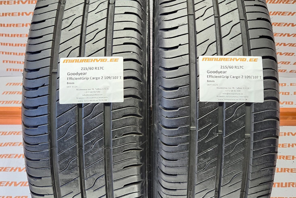 Подержанный летняя шина 215/60R17 GoodYear EfficientGrip Cargo 2 109/107 T