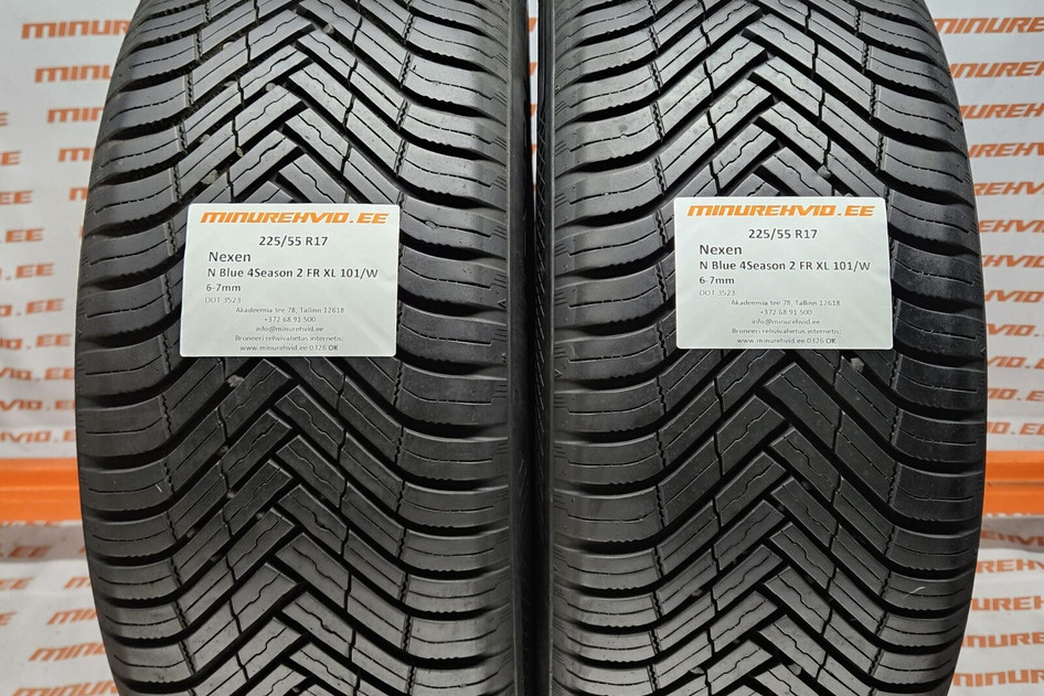 Kasutatud suverehv 225/55R17 Nexen N Blue 4Season 2 FR XL 101/W