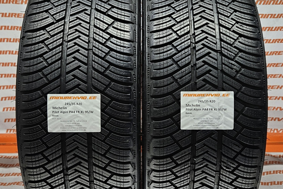 Kasutatud lamellrehv 245/35R20 Michelin Pilot Alpin PA4 FR XL 95/W