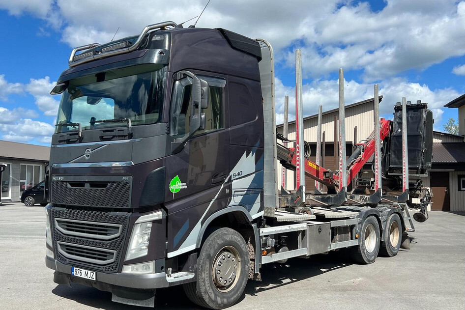 Volvo FH540 6X4 HIAB 96ST 97, 2015, 12.8, 405 kW, diisel, automaat, tagavedu
