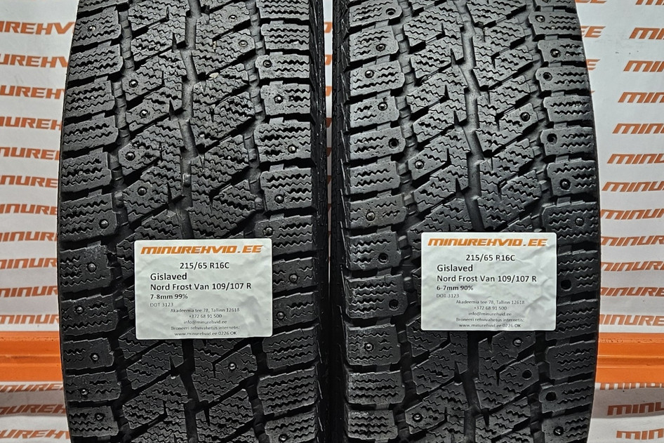 Kasutatud naastrehv 215/65R16 Gislaved Nord Frost Van 109/107 R