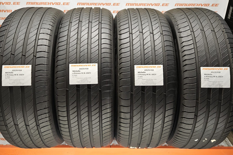 Used summer tire 225/55R18 Michelin e-Primacy FR XL 102/V 3923
