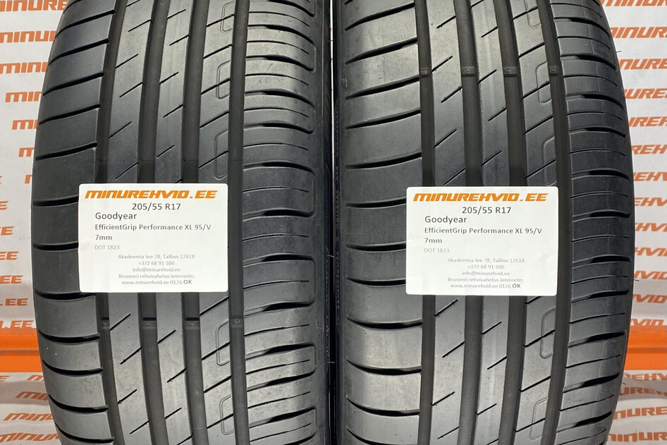Used summer tire 205/55R17 GoodYear EfficientGrip Performance XL 95/V