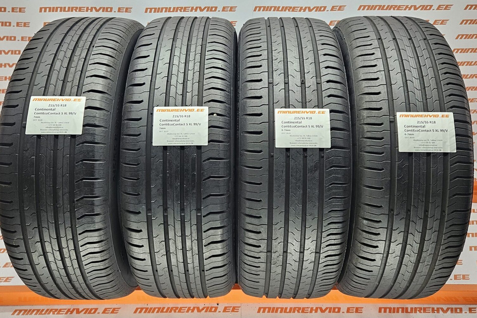 Kasutatud suverehv 215/55R18 Continental ContiEcoContact 5 XL 99/V