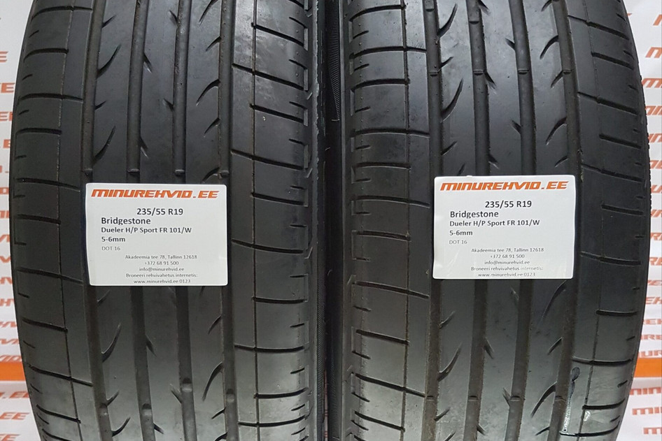 Kasutatud suverehv 235/55R19 Bridgestone Dueler H/P Sport FR 101/W