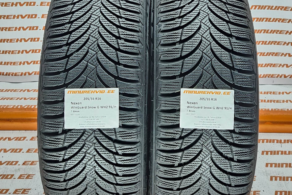 Used studless winter tire 205/55R16 Nexen WinGuard Snow G WH2 91/H