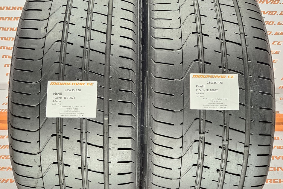 Used summer tire 285/35R20 Pirelli P Zero FR 100/Y