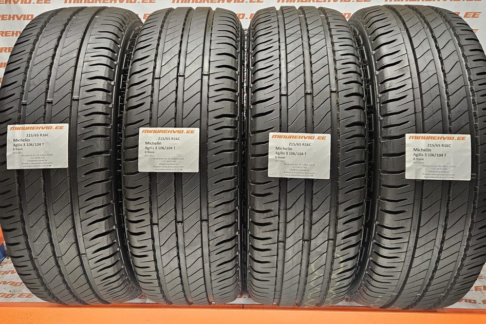 Подержанный летняя шина 215/65R16 Michelin Agilis 3 106/104 T 0922