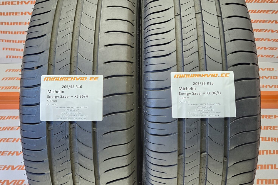 Kasutatud suverehv 205/60R16 Michelin Energy Saver + XL 96/H 4622