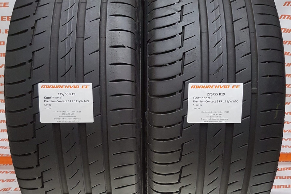 Kasutatud suverehv 275/55R19 Continental PremiumContact 6 FR 111/W MO