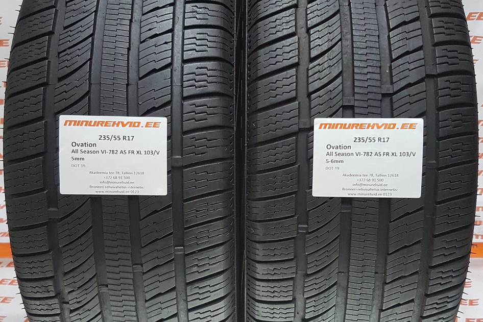 Used studless winter tire 235/55R17 Ovation All Season VI-782 AS FR XL 103/V